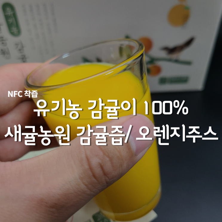  유기농감귤즙, 비타민 가득한 제주도 오렌지주스 #새귤농원