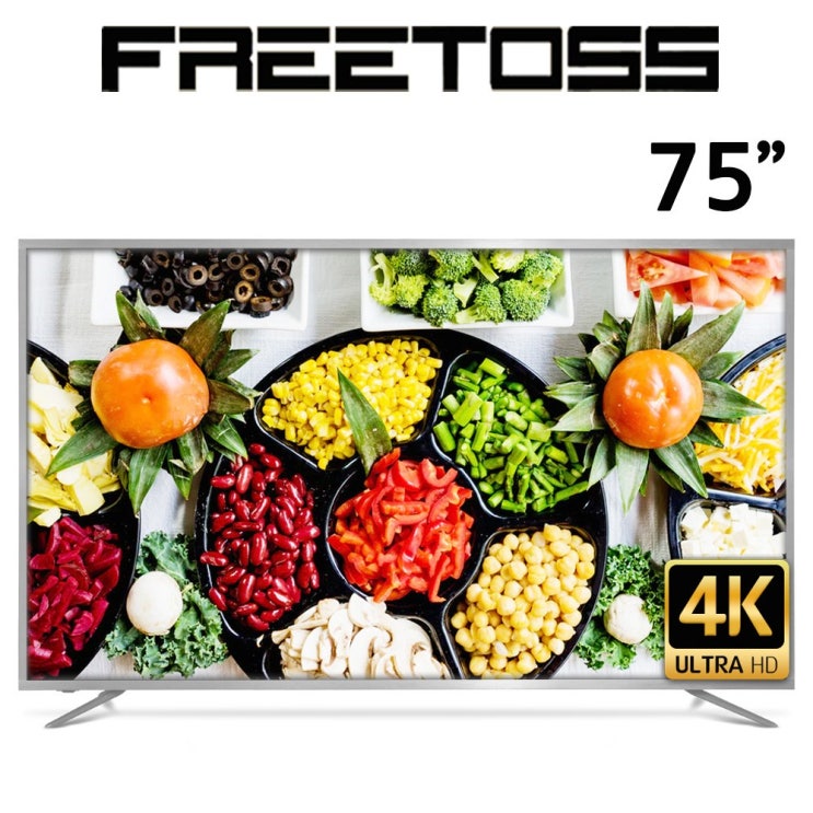 구매평 좋은 프리토스 75인치TV 4K UHD 1등급소비효율 FT750SUHD HDR10 USB 중소기업TV 대형 업소용 무료방문설치, 기본, 고정형벽걸이(기사설치+브라켓포함) 추