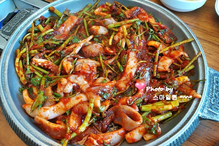  석촌호수 맛집 - 군산오징어~