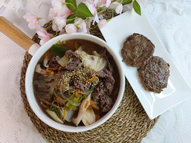  한우 투뿔 1++ 소불고기 밀키트 한우콤보 떡갈비 증정해요
