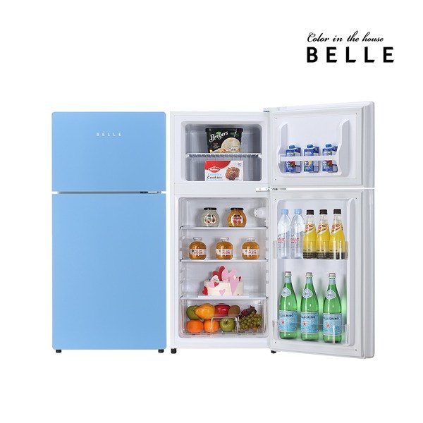 갓성비 좋은 [벨] 글라스 냉장고 SR-D13AS 127L 1등급 미니 소형 레트로냉장고, 상세 설명 참조 추천합니다