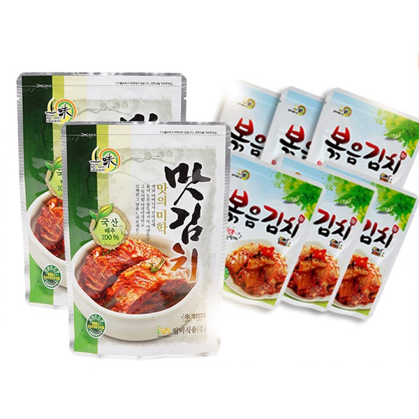 많이 팔린 [13시마감] 여행갈때 한팩! 맛김치 80g(8봉)+볶음100g(8봉), 1세트 추천합니다