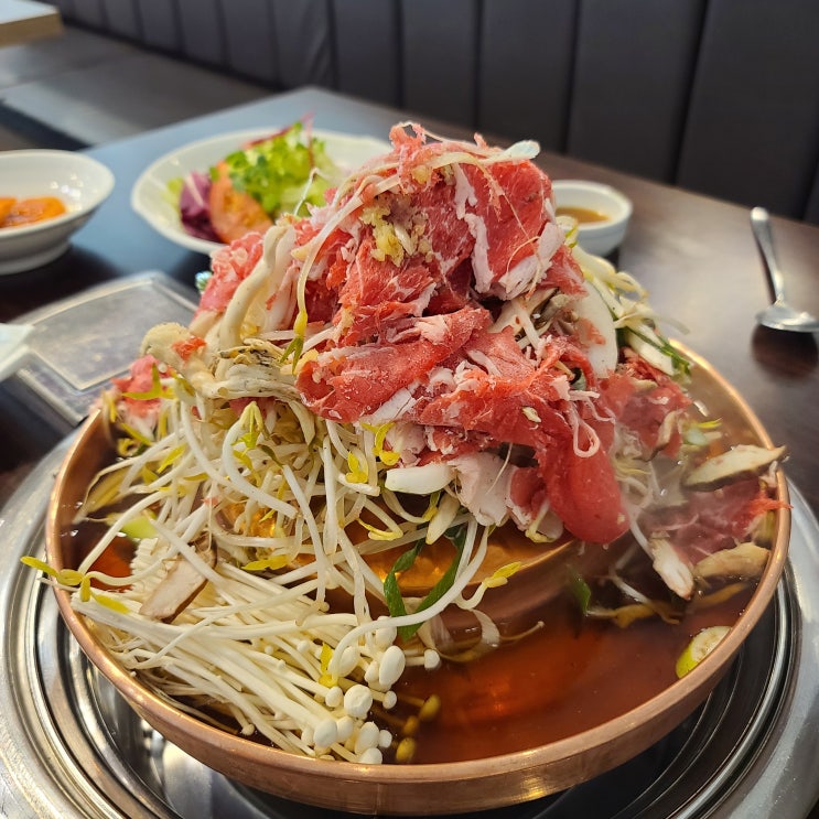  색동면옥 :: 버섯 생불고기 정식. 여름 한정 이벤트