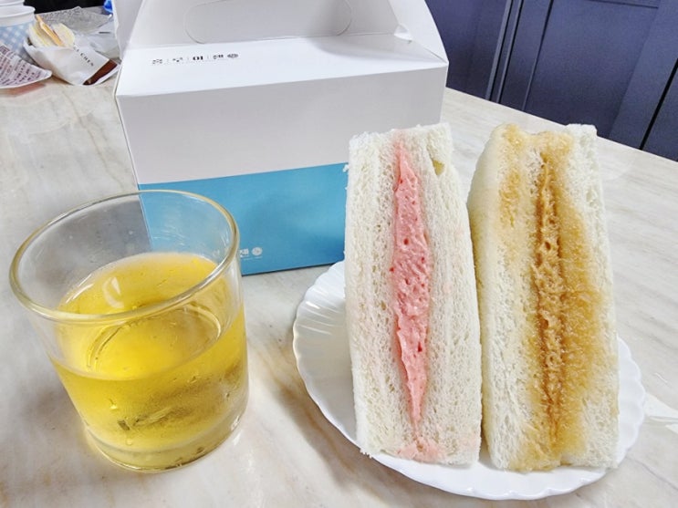  홍루이젠 샌드위치 신메뉴 크림듬뿍 샌드위치 맛도 가격도 좋네