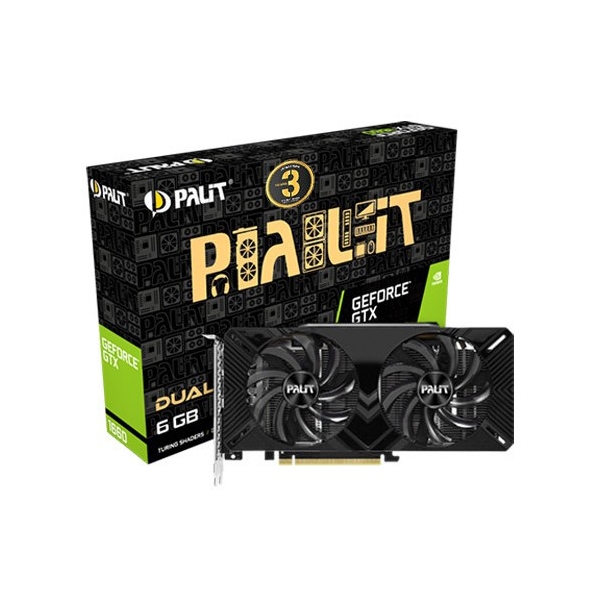 선호도 높은 PALIT 지포스 GTX 1660 Dual NL D5 6GB ···