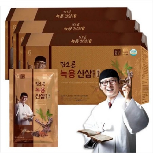 인지도 있는 김오곤 녹용산삼 배양근 골드 6년근 홍삼액 천삼침향단 + 10환 증정, 3박스(90포) 추천해요 인지도 있는 김오곤 녹용산삼 배양근 골드 6년근 홍삼액 천삼침향단 + 10환 증정, 3박스(90포) 추천해요