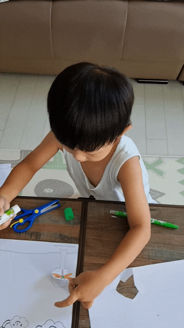  엄마표한글교재로 6살 아이와 글자 '자' 공부한 후기(도안나눔)