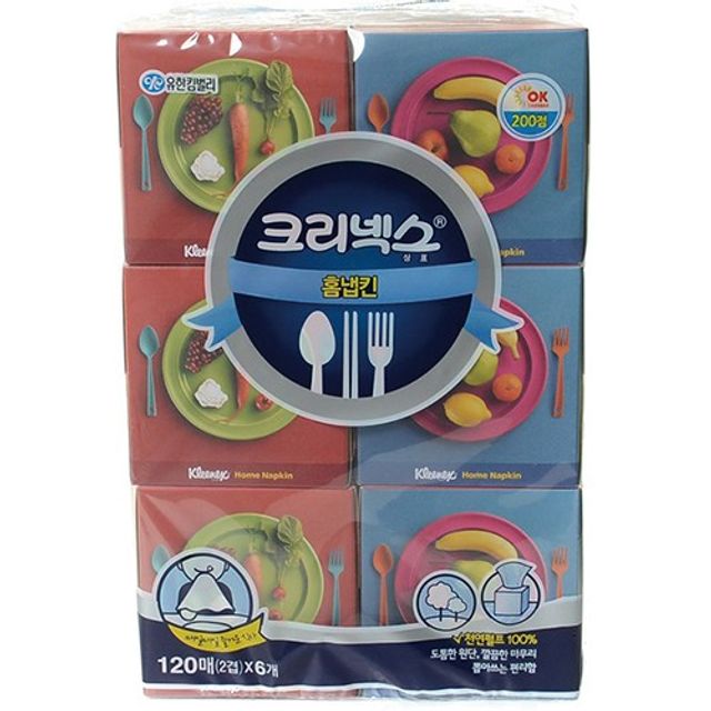 핵가성비 좋은 홈냅킨 120매 6개, 6팩 좋아요 핵가성비 좋은 홈냅킨 120매 6개, 6팩 좋아요