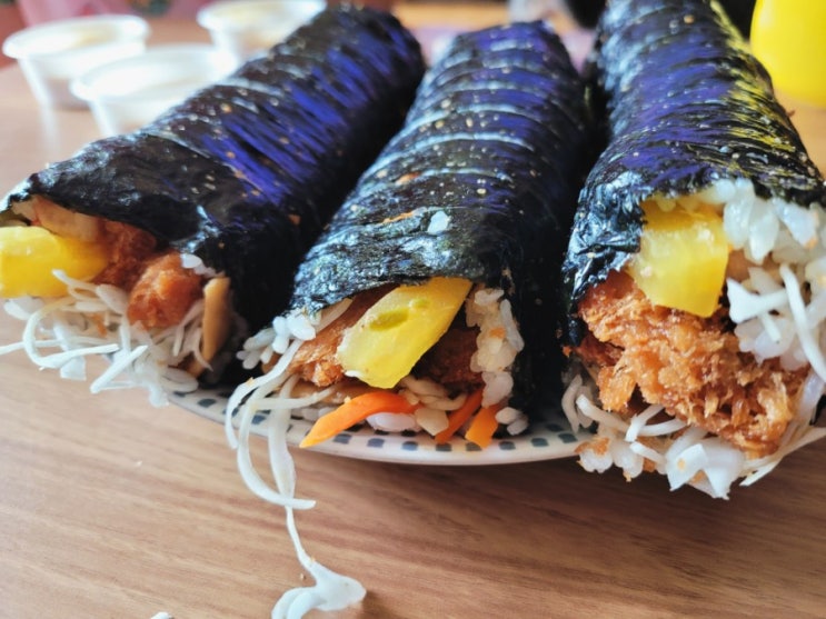 백종원의 골목식당 화제의 김밥집! 하남 석바대골목 "하늘사다리" 돈까스김밥 먹어봤어요