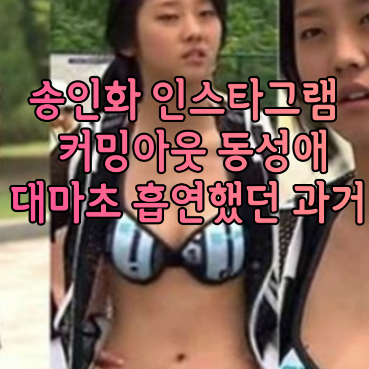 송인화 인스타그램 아이디 커밍아웃 동성애 대마초 흡연했던 과거 이야기까지 끌올되고 있는 이유 송인화 인스타그램 아이디 커밍아웃 동성애 대마초 흡연했던 과거 이야기까지 끌올되고 있는 이유