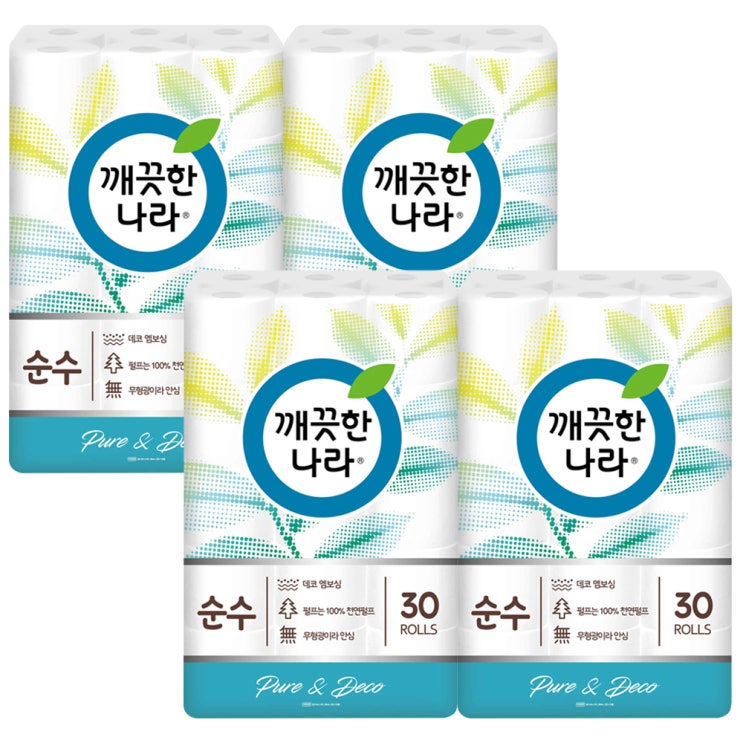 선호도 좋은 깨끗한나라 순수 2겹 천연펄프 롤화장지 40m, 30롤, 4팩 ··· 선호도 좋은 깨끗한나라 순수 2겹 천연펄프 롤화장지 40m, 30롤, 4팩 ···