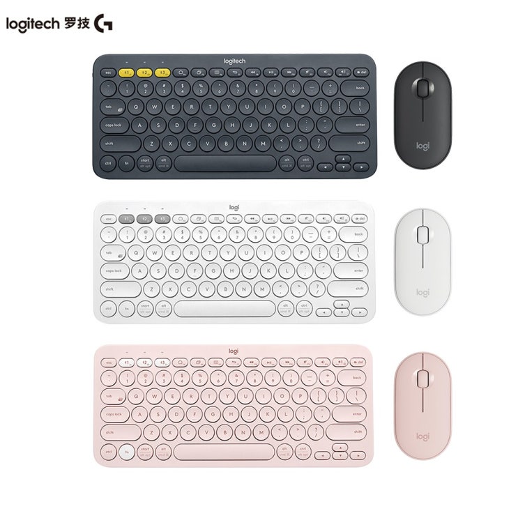 잘팔리는 로지텍 K380 멀티 디바이스 무선 키보드+Pebble 무소음 마우스 세트, 핑크 추천해요 잘팔리는 로지텍 K380 멀티 디바이스 무선 키보드+Pebble 무소음 마우스 세트, 핑크 추천해요