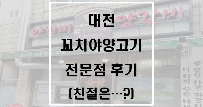 대전 꼬치야양고기전문점 후기(무알콜맥주)