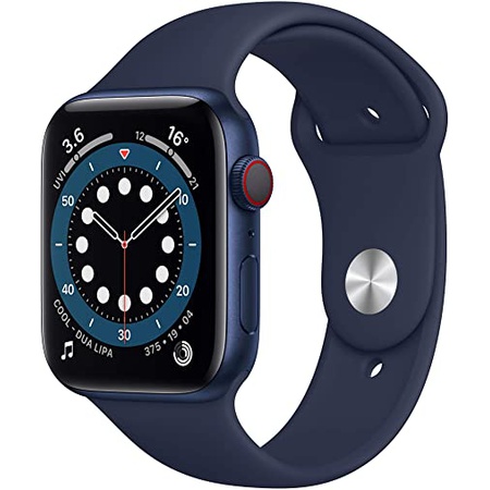 당신만 모르는 Apple Store 방문 New Apple Watch Series 6 (GPS + Cellular 44mm)-파란색 알루미늄 케이스와 딥 네이비, One Color 당신만 모르는 Apple Store 방문 New Apple Watch Series 6 (GPS + Cellular 44mm)-파란색 알루미늄 케이스와 딥 네이비, One Color