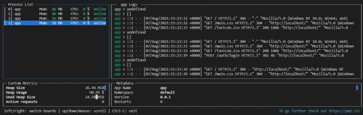  [Node.js] 프로세스 관리도구 PM2