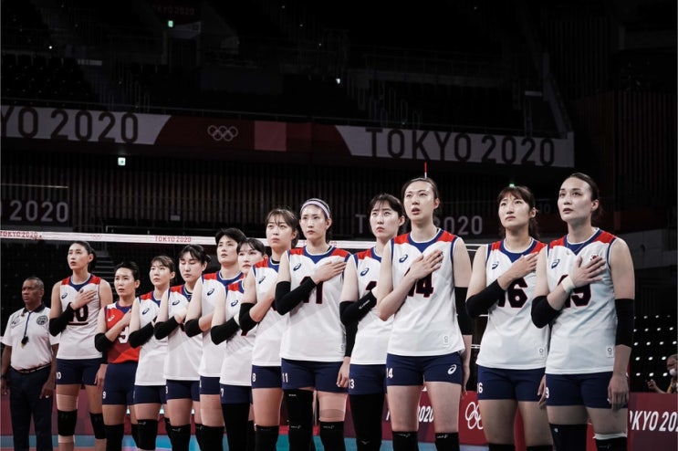  210808 올림픽 여자 배구팀 정말 수고 많으셨습니다!