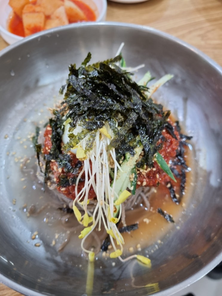  하남 검단산 봉 메밀 막국수 백암 순댓국