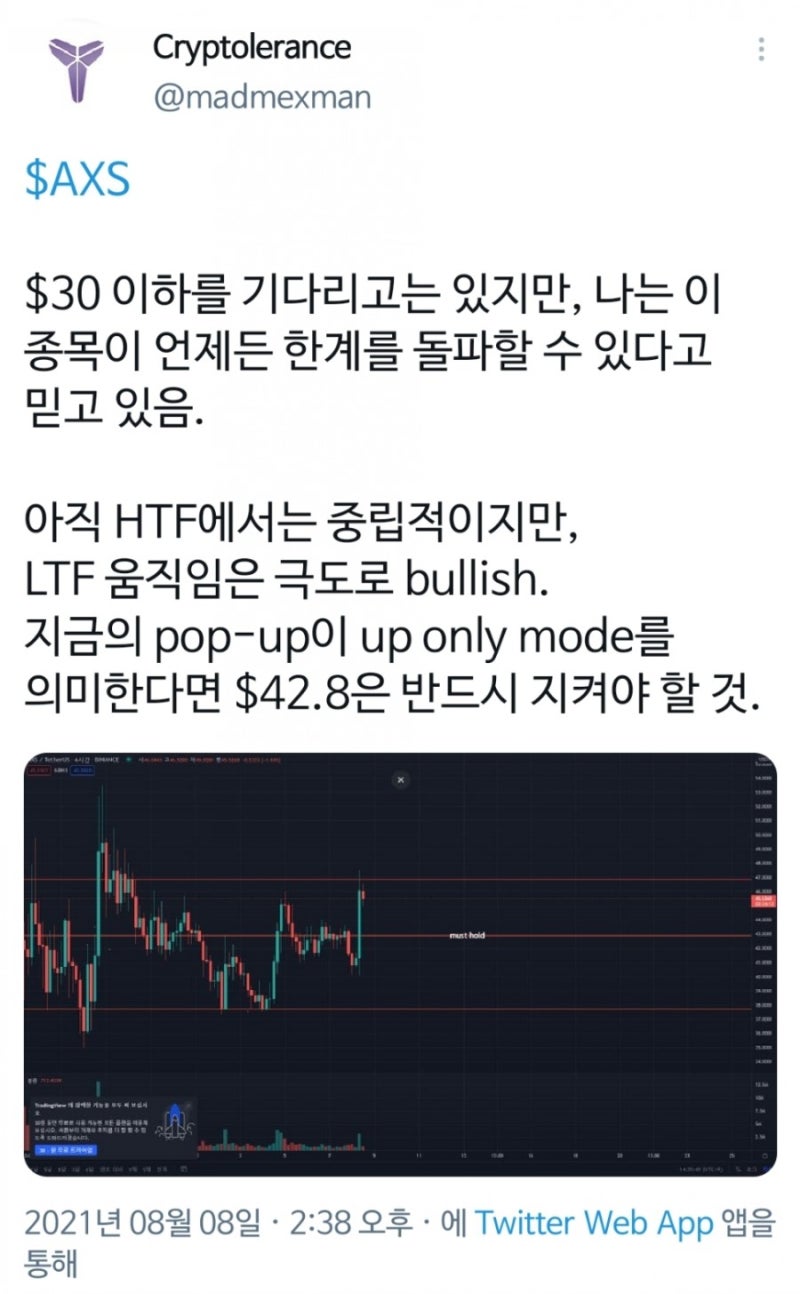 알트코인 관점 & 트레이딩 전략 (@madmexman) (장문 주의) : 네이버 블로그