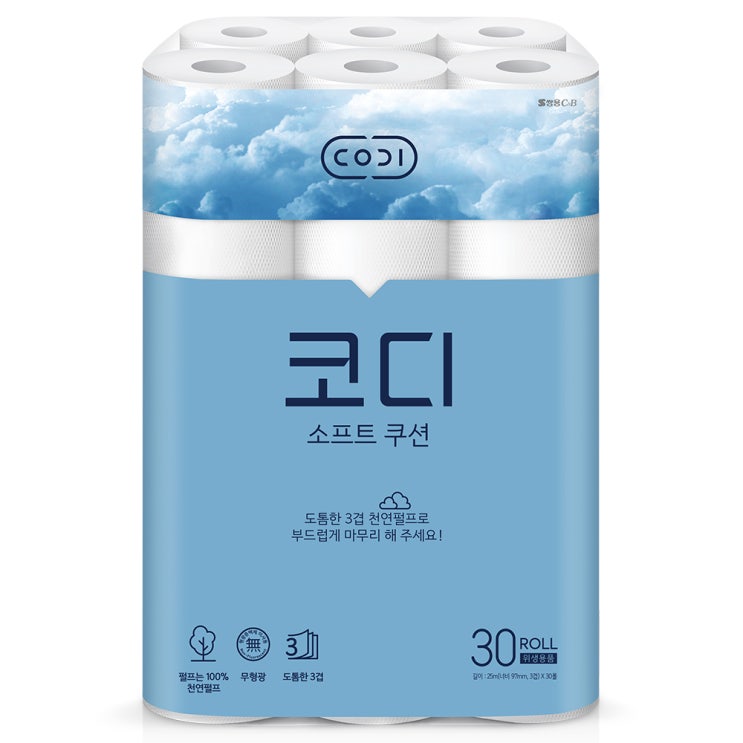 후기가 좋은 코디 소프트 쿠션 3겹 롤 화장지 25m, 30개입, 1개 추천해요 후기가 좋은 코디 소프트 쿠션 3겹 롤 화장지 25m, 30개입, 1개 추천해요