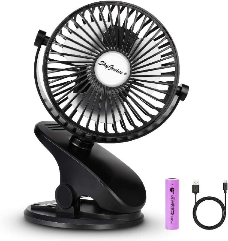 후기가 정말 좋은 SkyGenius 배터리 충전식 USB 휴대용 집게형 선풍기 미니 전동팬, 단품, 단일옵션 추천합니다 후기가 정말 좋은 SkyGenius 배터리 충전식 USB 휴대용 집게형 선풍기 미니 전동팬, 단품, 단일옵션 추천합니다