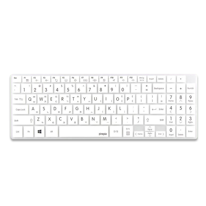 최근 인기있는 파인피아 HP 파빌리온 15-AC080TU 15-AC096TU 노트북 키스킨, WHITE, 1개 좋아요