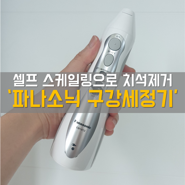  파나소닉 구강세정기 - 치석 제거로 잇몸 관리하기