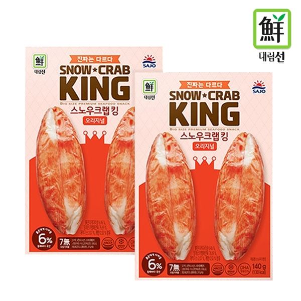 인기 많은 베스트식품 대림 스노우크랩킹 오리지널 140g x10개, 단품/단품 좋아요 인기 많은 베스트식품 대림 스노우크랩킹 오리지널 140g x10개, 단품/단품 좋아요