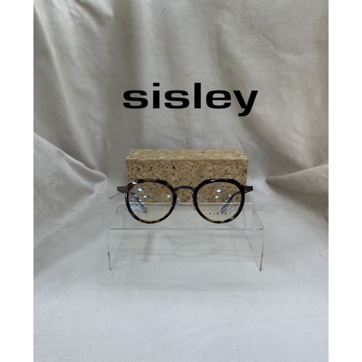 선호도 높은 시슬리BEST모델 국내생산 100%정품 시슬리 시슬리안경 SISLEY S-2377 COL.3 호피&브라운무광컬러 안네발렌틴 ST 특이한안경 안경선물 동글이안경 유니크한