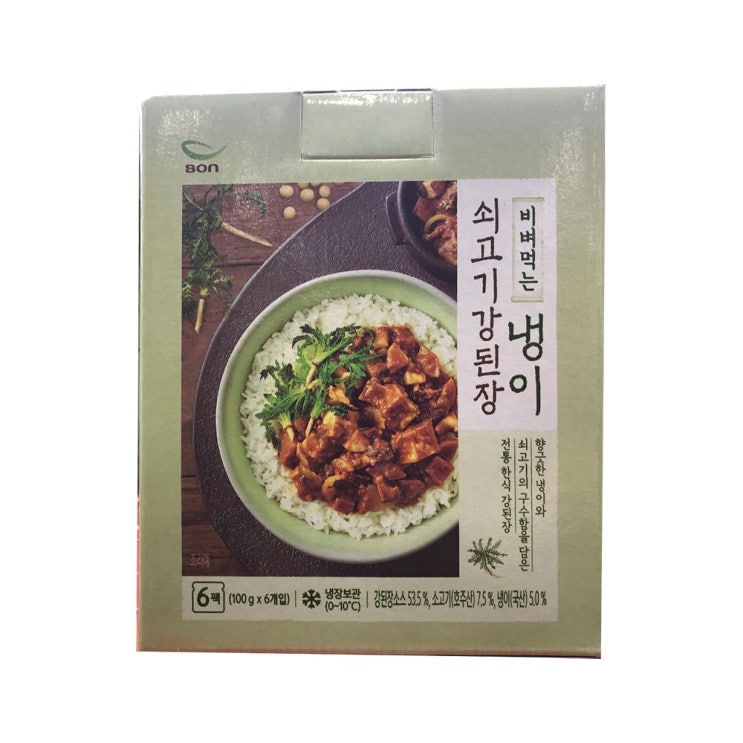 최근 인기있는 본죽 냉이 쇠고기 강된장 100g X 6(비빔용), 6개 ···