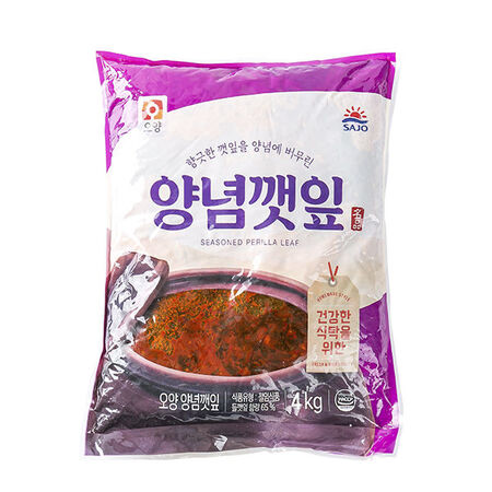 잘나가는 (냉장) 사조오양 양념깻잎 4kg 좋아요