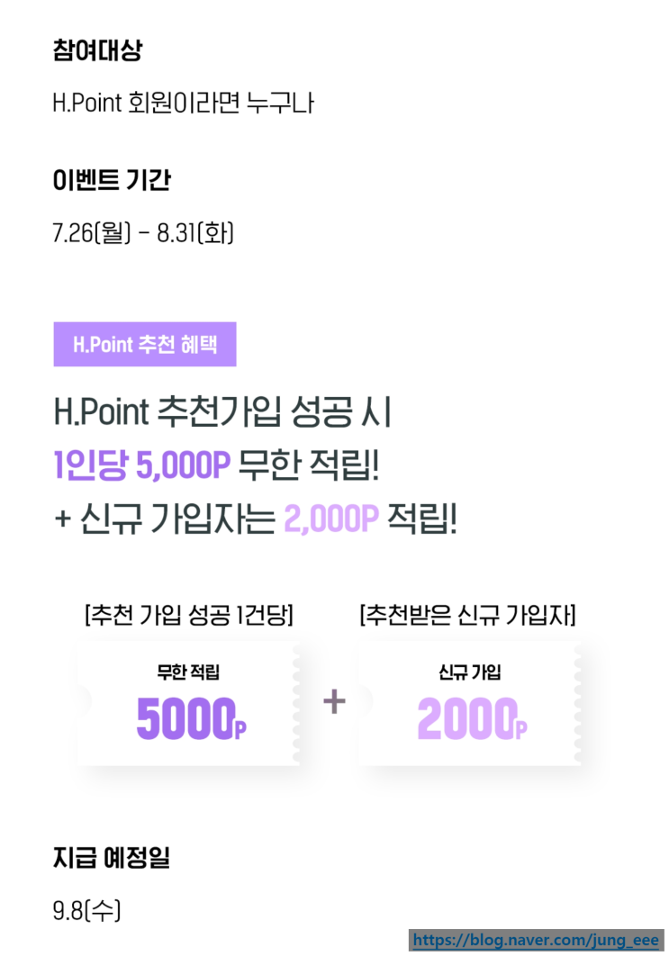  [앱테크] H.POINT 앱테크 해서 현대백화점 상품권 득템하자!