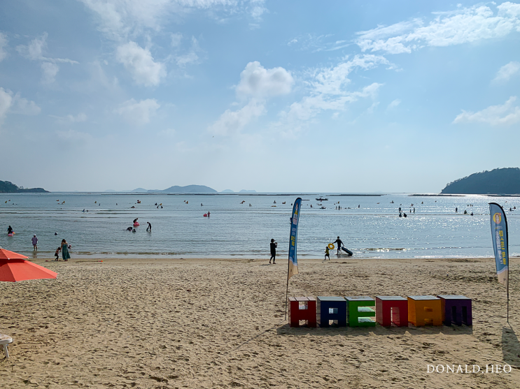  전남 해남 송호해수욕장에 다녀왔어요.(송호해변)