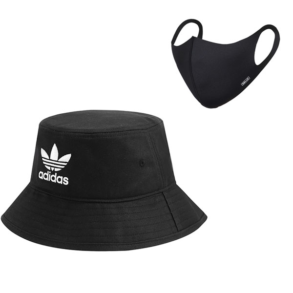 의외로 인기있는 아디다스 AC BUCKET HAT 버켓햇 패션모자 + 패션마스크, Black ···