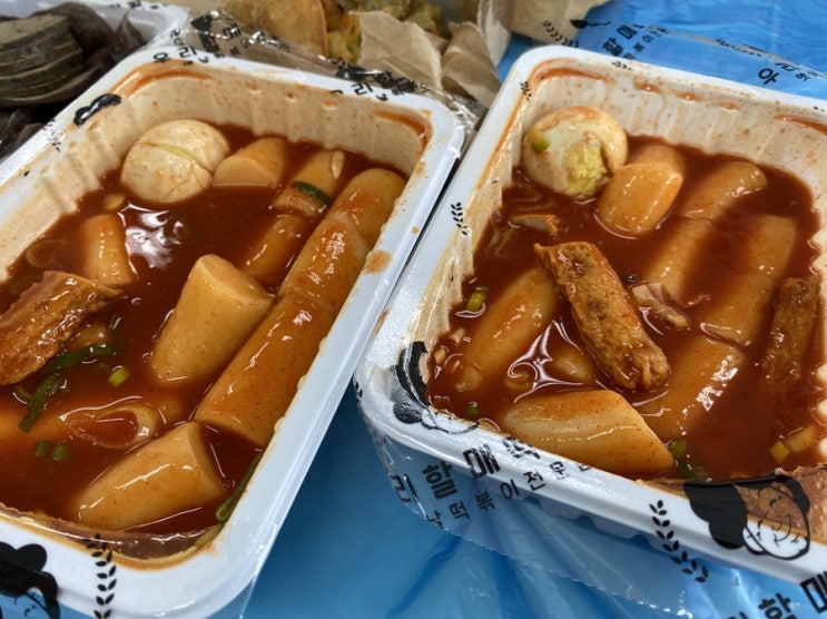 우리할매 떡볶이 건대점 /노티드 성수점 배달 후기/ 떡볶이 추천 레몬슈가 도넛 비추 / 내돈내산