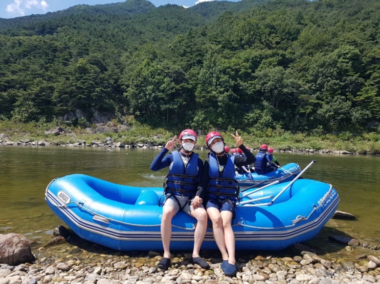  산청래프팅 무더위를 잠시나마 식힐 수 있는 경호강래프팅 무한도전레포츠