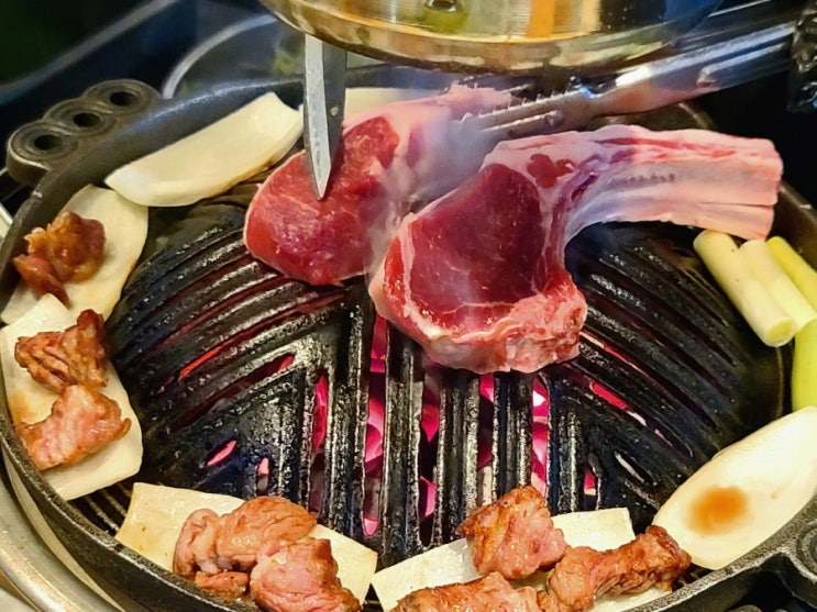  용인 양갈비 맛집 "라무진 성복역점" 살살 녹는 프리미엄 양고기