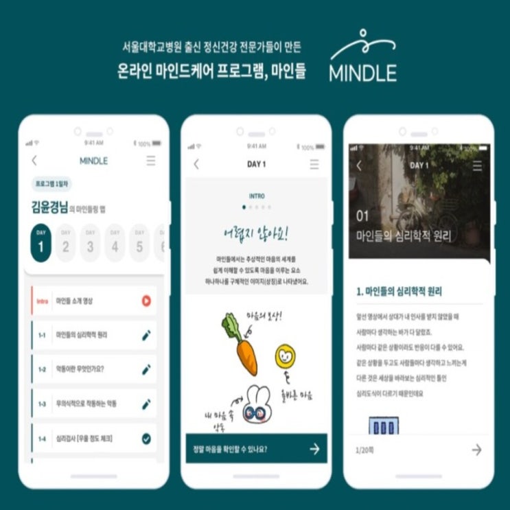  [중앙일보] 디지털 정신건강케어 "마인들링" 스타트업, 5억원 투자유치