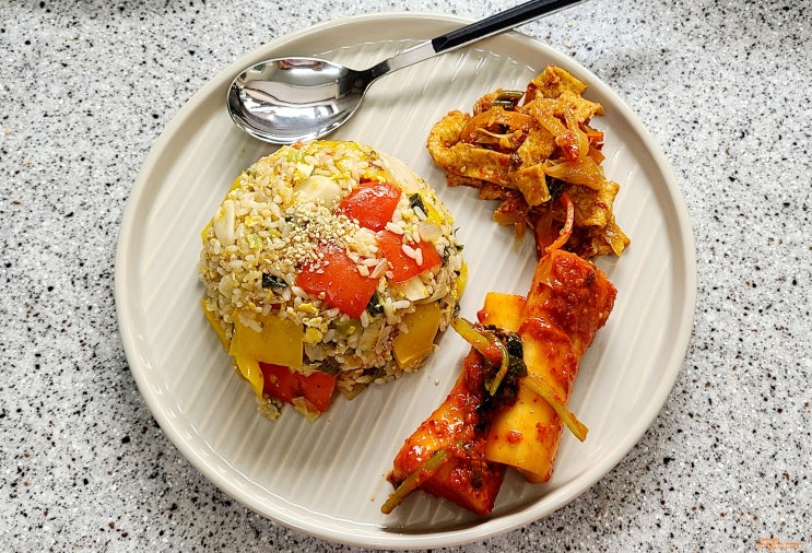  [ 파프리카 요리 ] 파프리카 볶음밥 만들기 간단하지만 맛있어