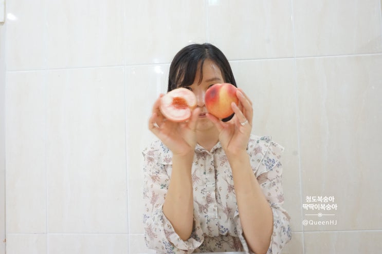  여름제철과일 청도복숭아 과일구독