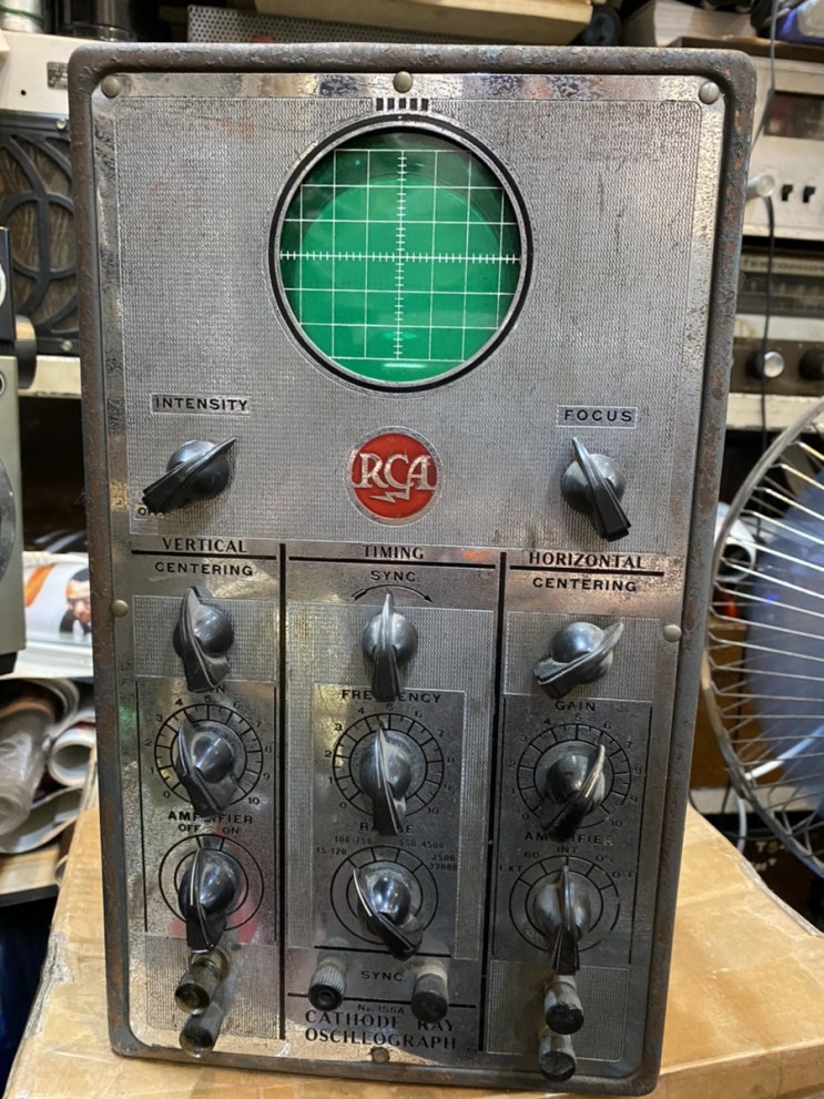 옛날 진공관 RCA 오실로스코프 빈티지계측기