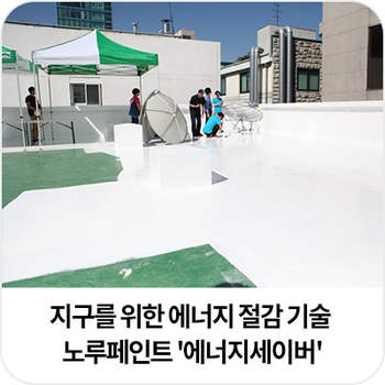 노루<b>페인트</b> ‘에너지세이버’ 국내 최초 에너지 절감 기술로 만드....