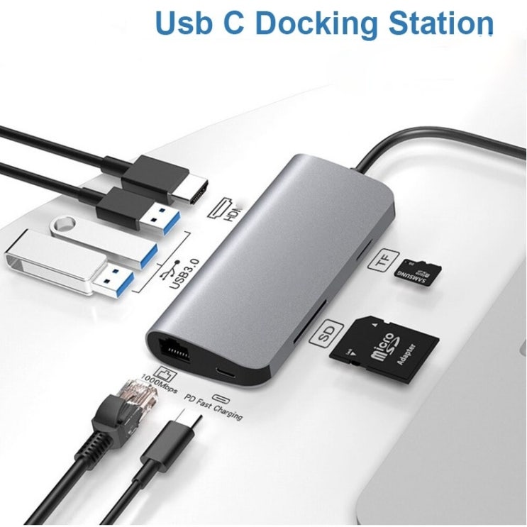 인기 급상승인 Basix USB C 노트북 도킹 스테이션 3.0 HDMI 호환 RJ45 PD Hub for Laptop Macbook Pro 화웨이 p20 삼성 S10 Type C 인기 급상승인 Basix USB C 노트북 도킹 스테이션 3.0 HDMI 호환 RJ45 PD Hub for Laptop Macbook Pro 화웨이 p20 삼성 S10 Type C