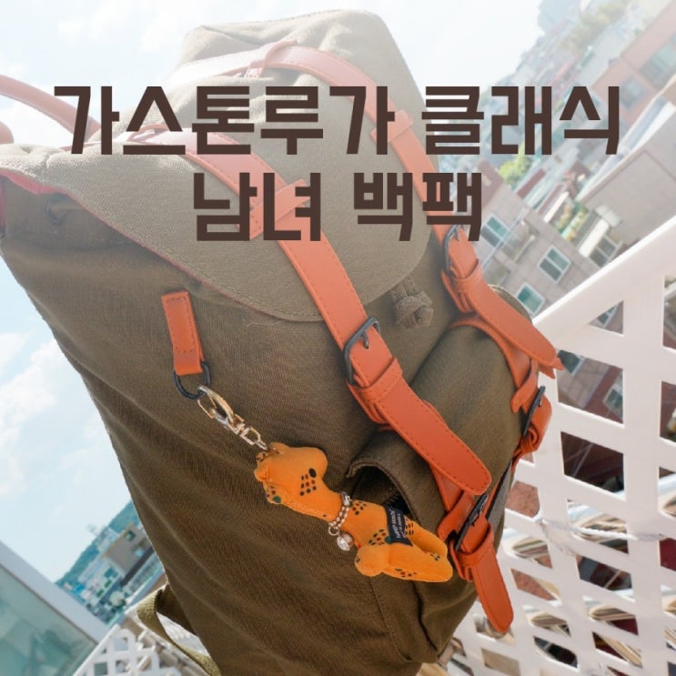  비건레더 백팩 추천 어디루 가? 가스톤루가(Gastonluga) 비건백, 캔버스백 굿 잡!