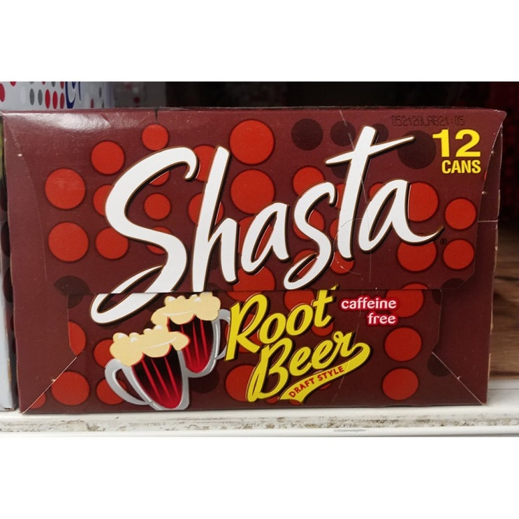 최근 인기있는 Shasta Root Beer Draft Style Caffein Free 샤스타 루트 비어 드래프트 스타일 음료 12oz(355mL) 12개입, 12개 좋아요