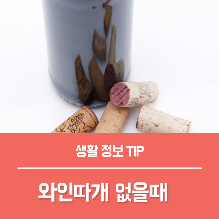  와인따개 없을때 와인병 샴페인 따는법 8가지