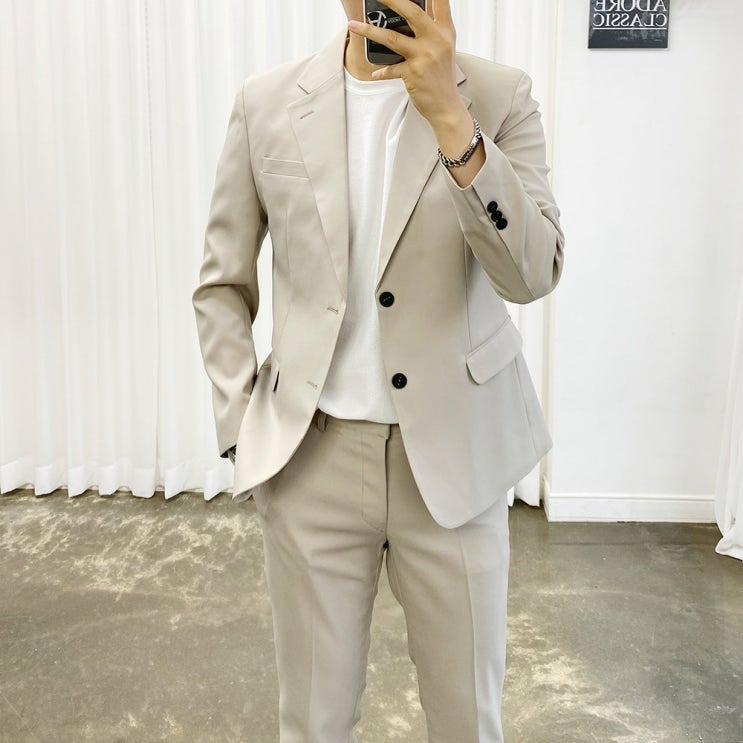 선택고민 해결 아도르클래식 남성용 슬림핏 캐주얼 정장 세트 ··· 선택고민 해결 아도르클래식 남성용 슬림핏 캐주얼 정장 세트 ···