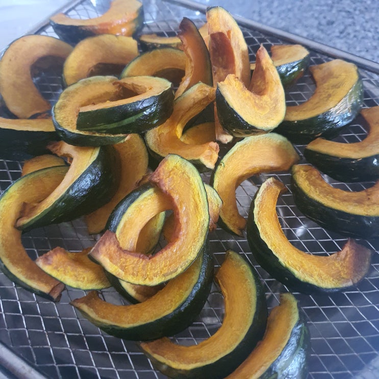 10분이면 완성되는 에어프라이어 미니 단호박요리