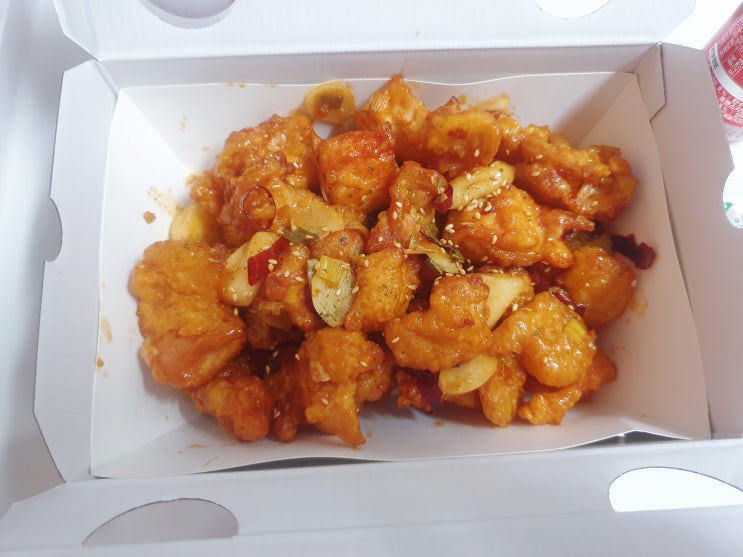  치킨매니아 새우치킨 먹어봤어요!