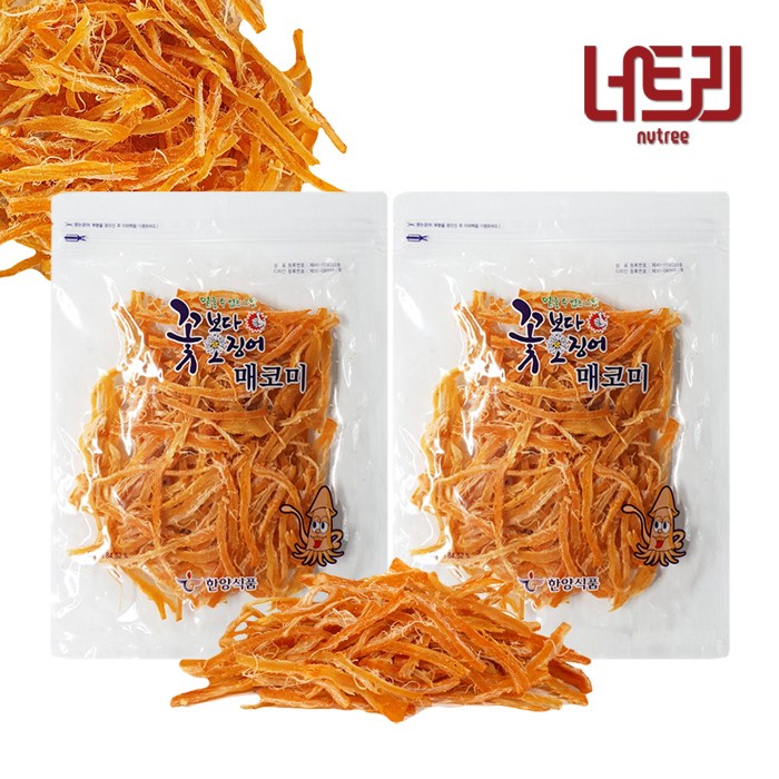 핵가성비 좋은 꽃보다오징어 매코미 200g + 200g, 2개 추천합니다