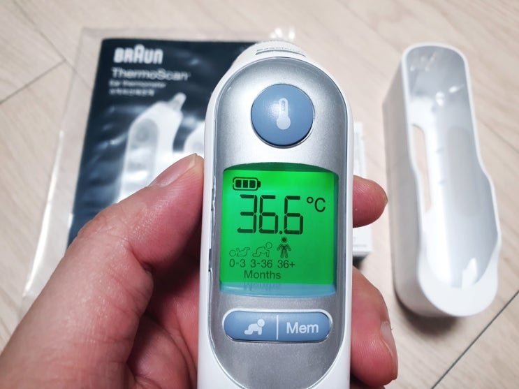  카카오톡 선물하기 임신/출산선물 BRAUN 브라운 귀 체온계 IRT-6520 실후기(지인선물)
